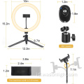 Hot 10 inci Remote Control Remote Selfie Fotographic Ring Light Dengan Tripod Stand untuk Tiktok Makeup dan Live Stream